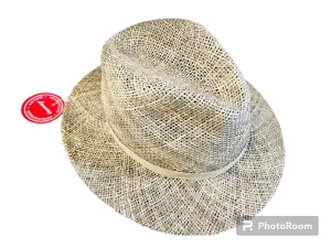 New Hand Woven in Canada Lanning Hat, quality workmanship, Unisex! Natural, Sz L