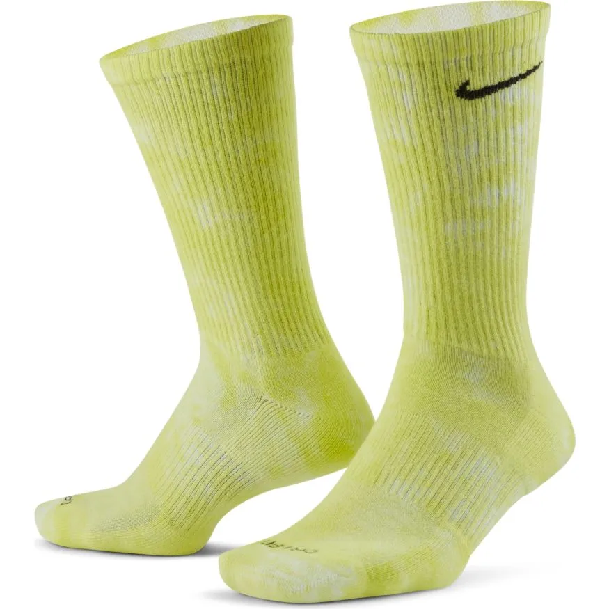 Nike Everyday Plus Cushioned Tie-Dye Crew Socks (2 Pairs)