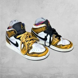 Nike Jordan AJ 1 Mid SE Leather Sneakers