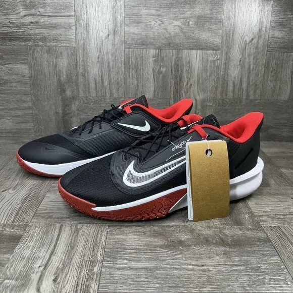 Nike Precision VII Easy Men's size 11 Black Red Basketball Shoes FN0324-001