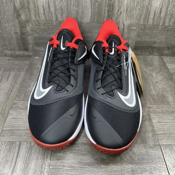 Nike Precision VII Easy Men's size 11 Black Red Basketball Shoes FN0324-001