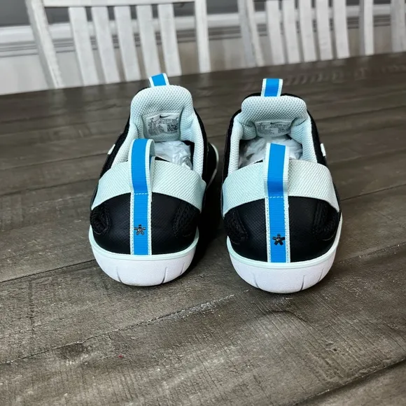 Nike Zoom Pulse Black Hero Blue Nursing Slip On Sz 6