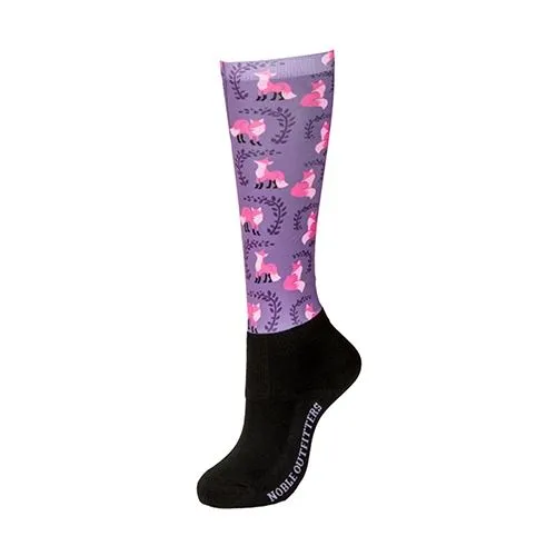 Noble Outfitters Girls Printed Peddies - Over The Calf