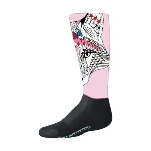 Noble Outfitters Girls Printed Peddies - Over The Calf