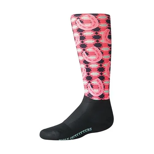 Noble Outfitters Girls Printed Peddies - Over The Calf