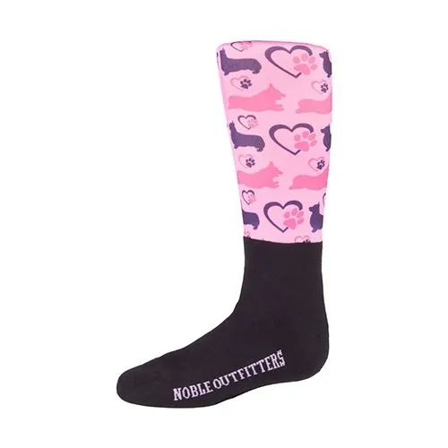 Noble Outfitters Girls Printed Peddies - Over The Calf