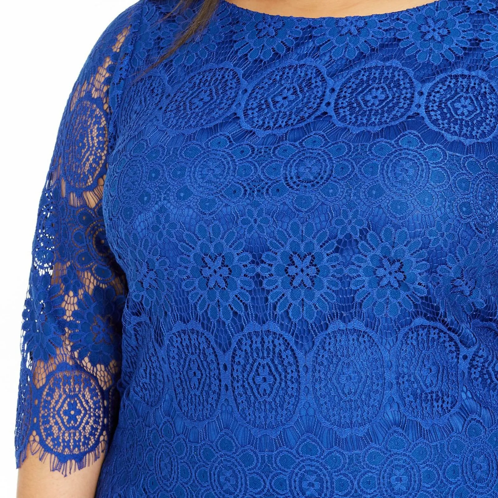 NWT Jessica Howard Womens Plus Size Lace Shift Dress. JH9W3415 22W