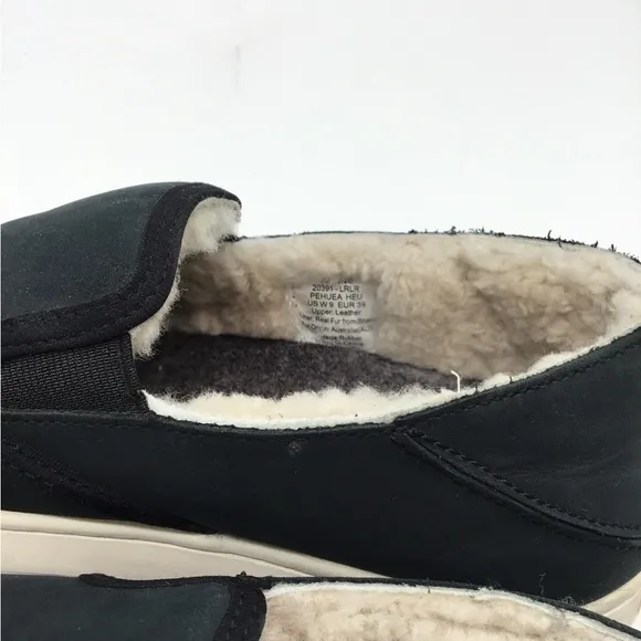 Olukai Pehuea Heu Genuine Shearling Leather Sneaker