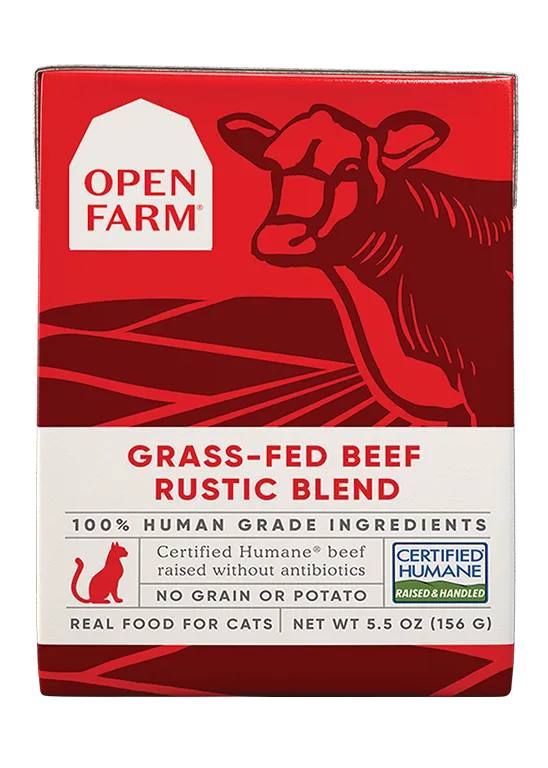 Open Farm Grass-Fed Beef Rustic Blend Wet Cat Food