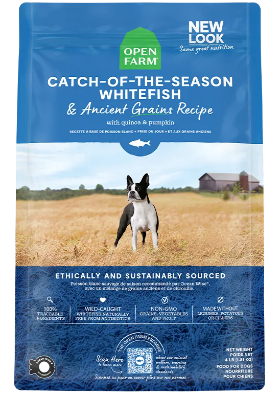 Open Farm Whitefish & Ancient Grains Dry Dog Food