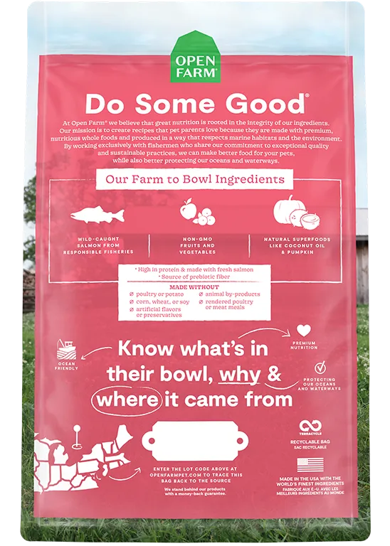 Open Farm Wild-Caught Salmon Dry Cat Food