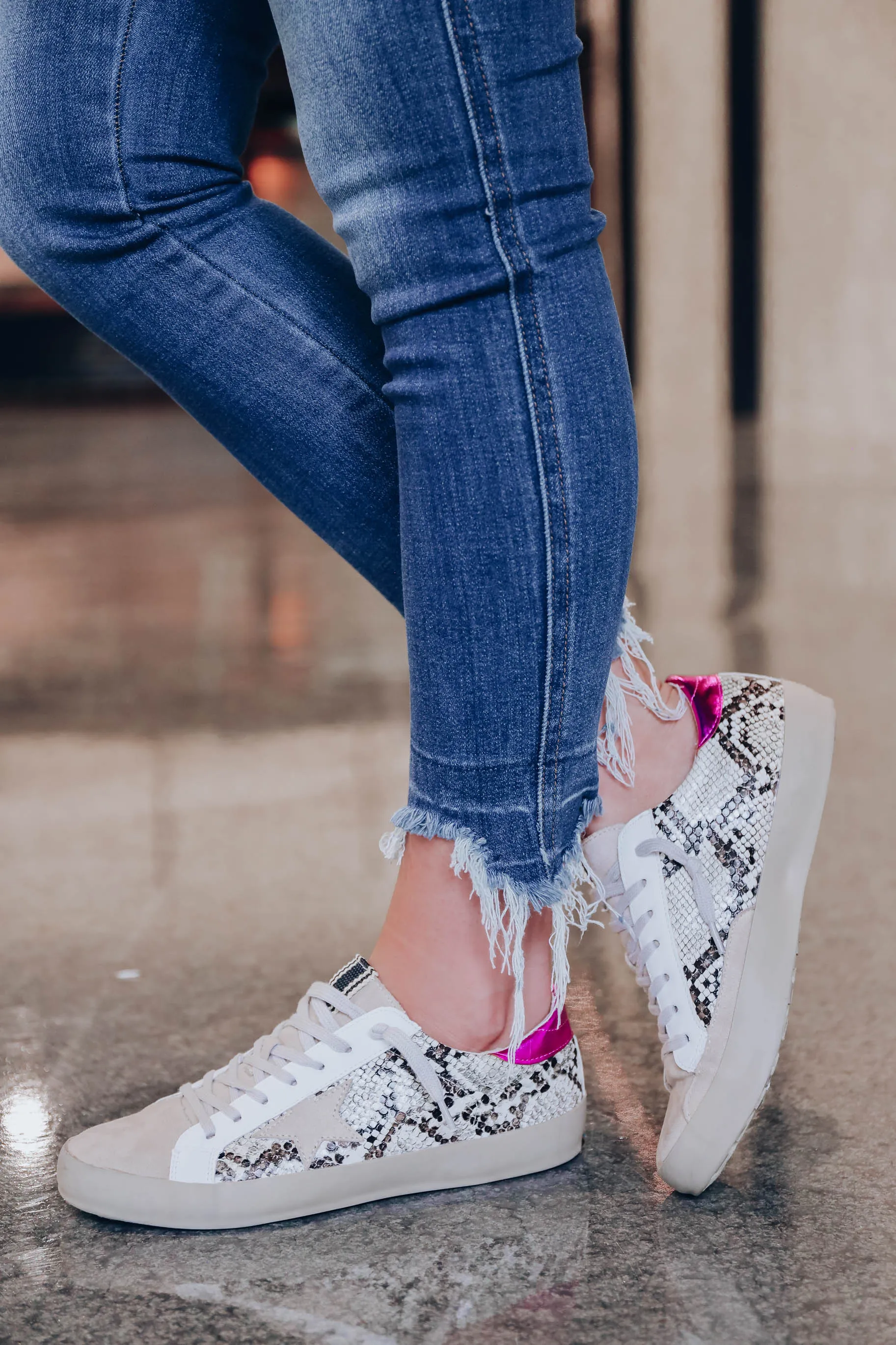 Paloma Sneaker by ShuShop - Snake Print