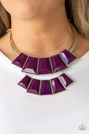 Paparazzi Lions, TIGRESS, and Bears Necklace - Purple