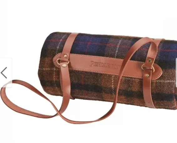 Pendleton Motor Robe with Leather Carrier