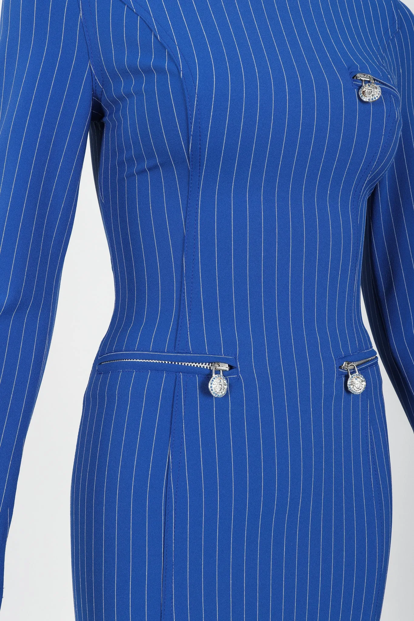 Pinstripe Bodycon Dress