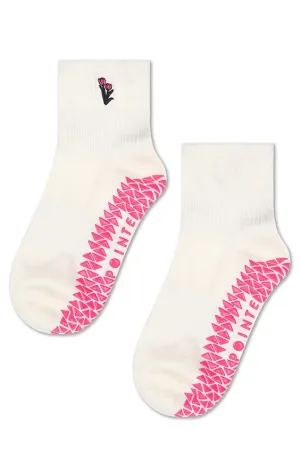 Pointe Studio Tulips Ankle Grip Socks
