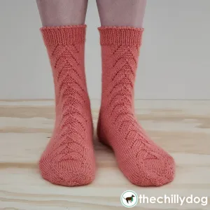 Polarity Socks (Toe-Up): Knitting Pattern PDF