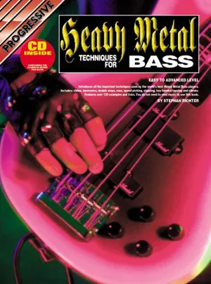 Progressive Heavy Metal Techniques for Bass Book/CD