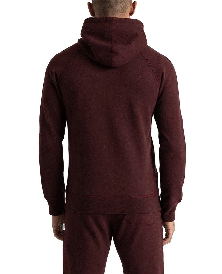 Pullover Hoodie Midweight Terry Crimson
