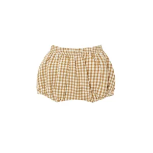 Quincy Mae Woven Bloomers - Honey Gingham