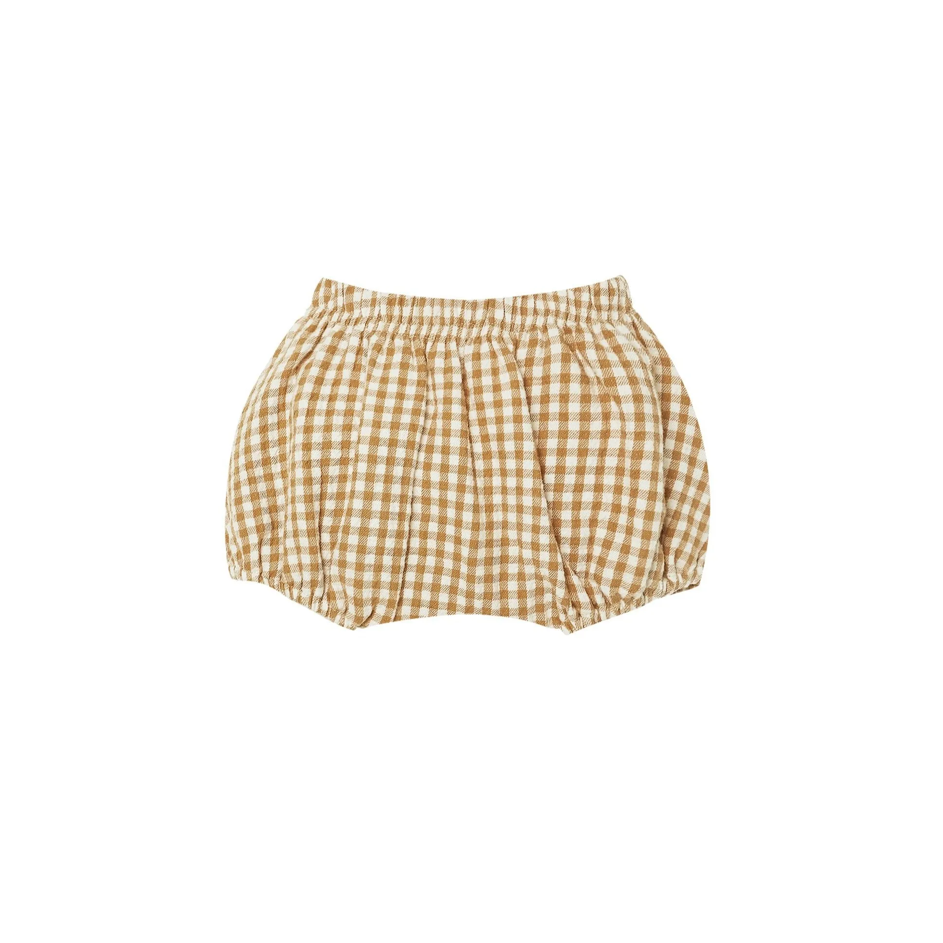 Quincy Mae Woven Bloomers - Honey Gingham