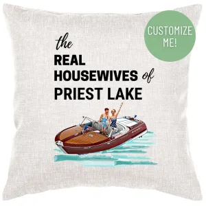 Real Housewives Speed Boat Pillow Cover