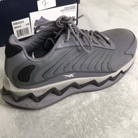 Reebok Zig Elusion Heritage Low cut Work Sneaker Men's 9M