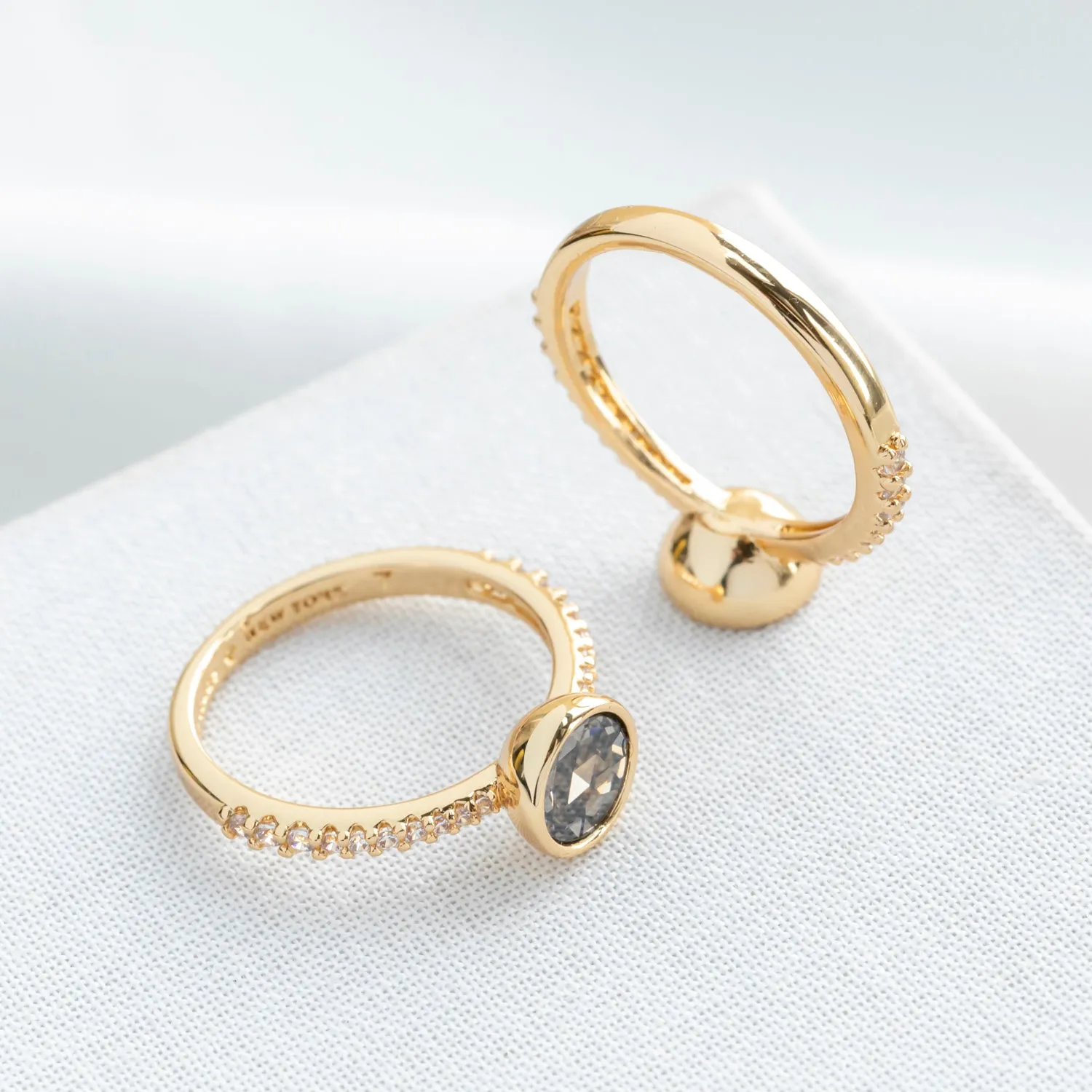 Reflecting Pool Mini Round Ring Set Size 7