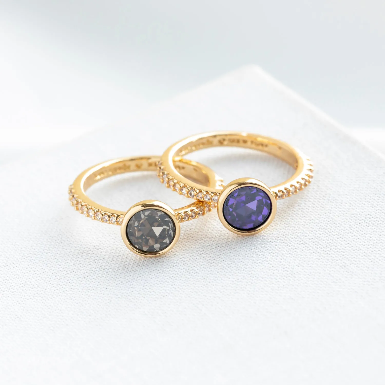 Reflecting Pool Mini Round Ring Set Size 7