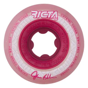 Ricta Skateboard Wheels Crystal Cores 95a - Red