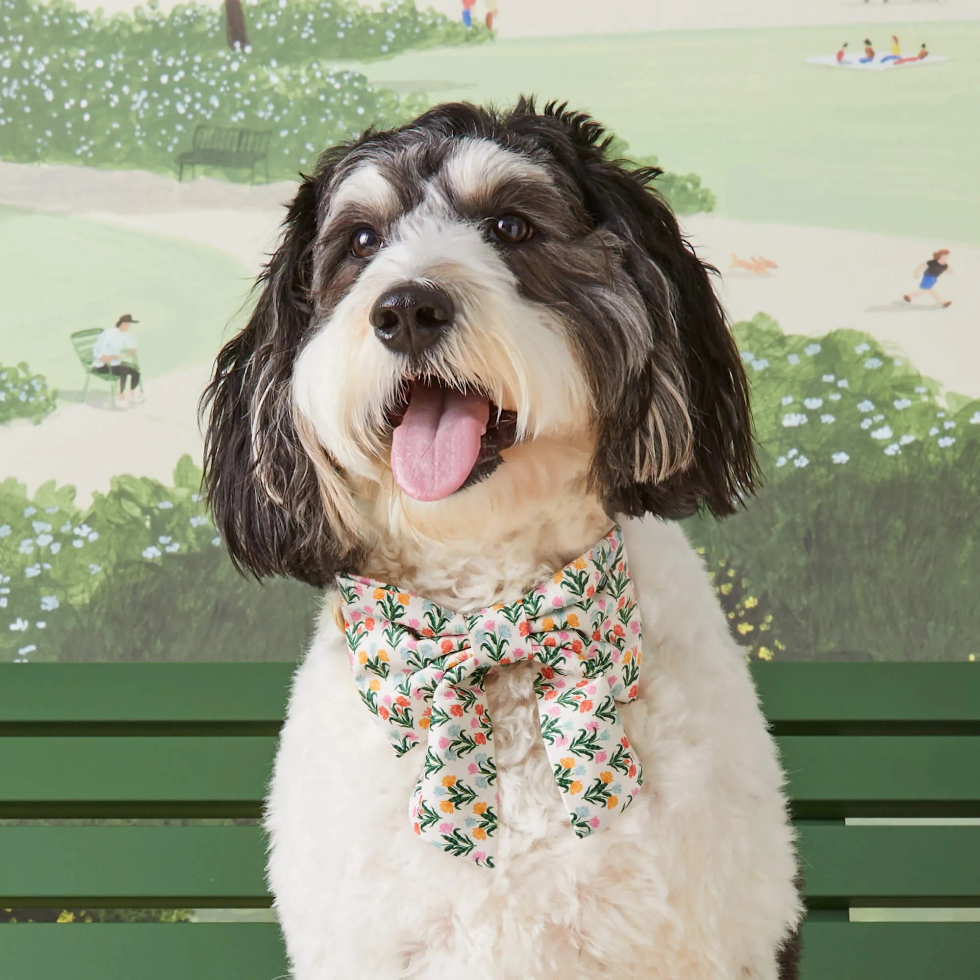 Rifle Paper Co. x TFD Tulips Lady Dog Bow
