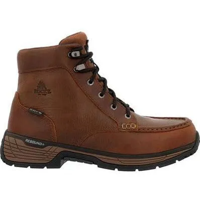 Rocky Men's Treadflex 6" Comp Toe WP Work Boot -Crazy Horse- RKK0467