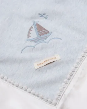 Sail Boat Blanket 100*100CM