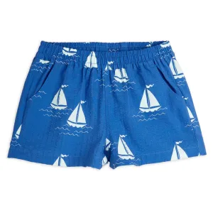 Sailing Boat Woven Shorts by Mini Rodini