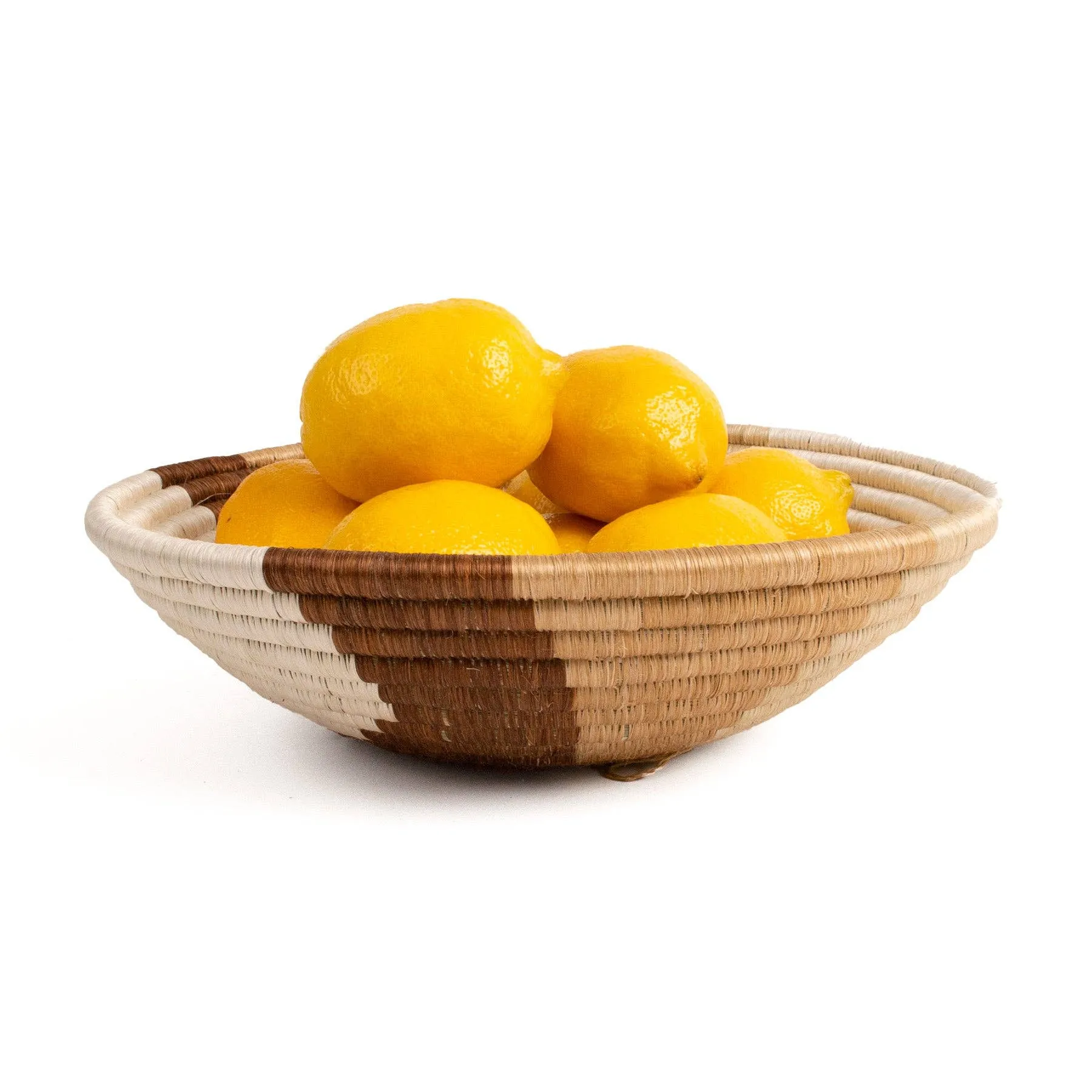 Sand Woven Bowl - 12" Balanced
