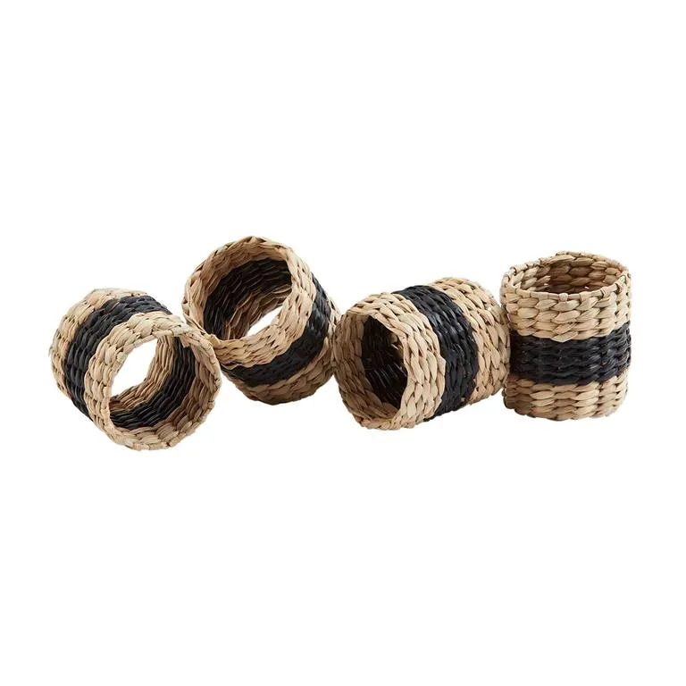 Seagrass Napkin Ring Set