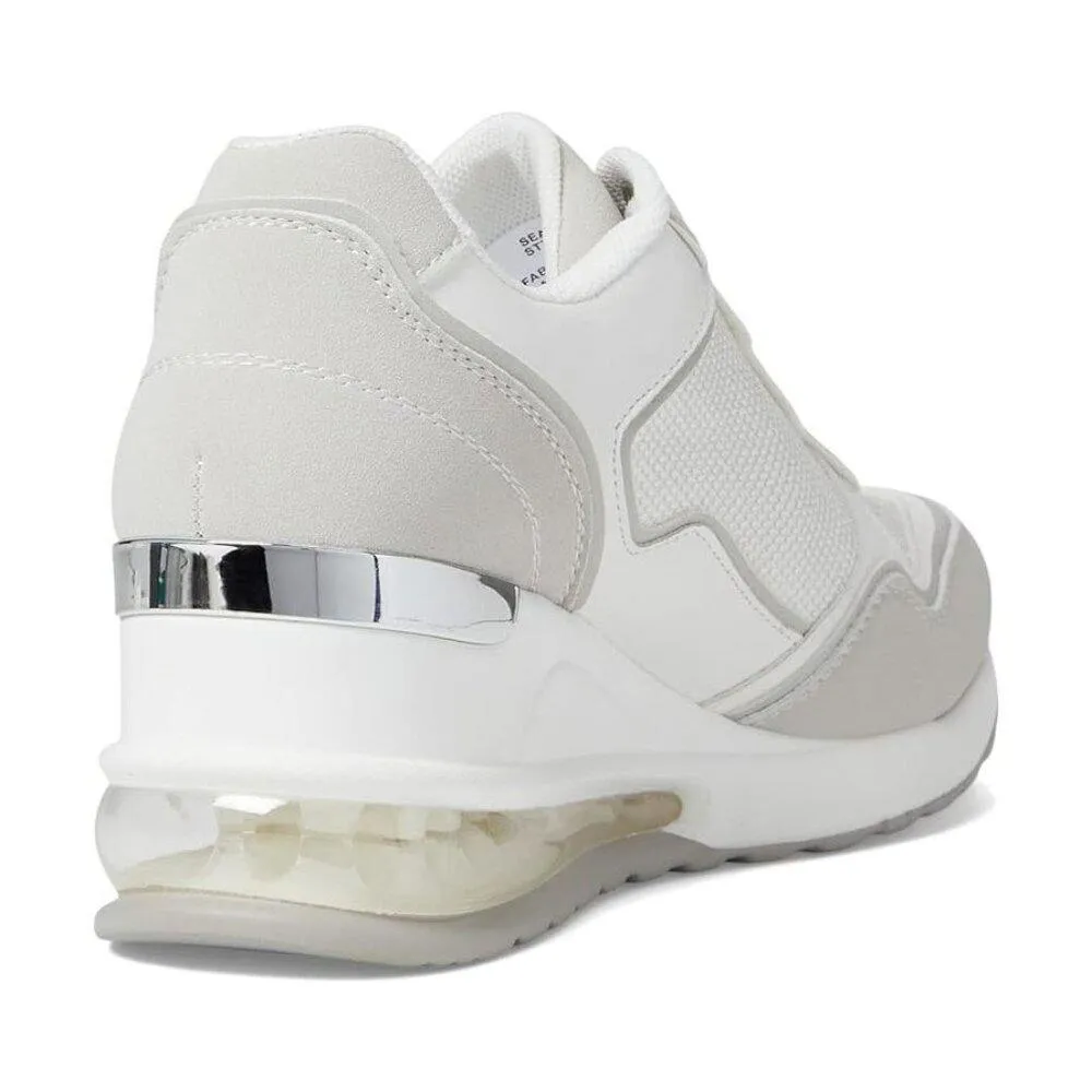 Seattle White Multi Lace Up Sneakers