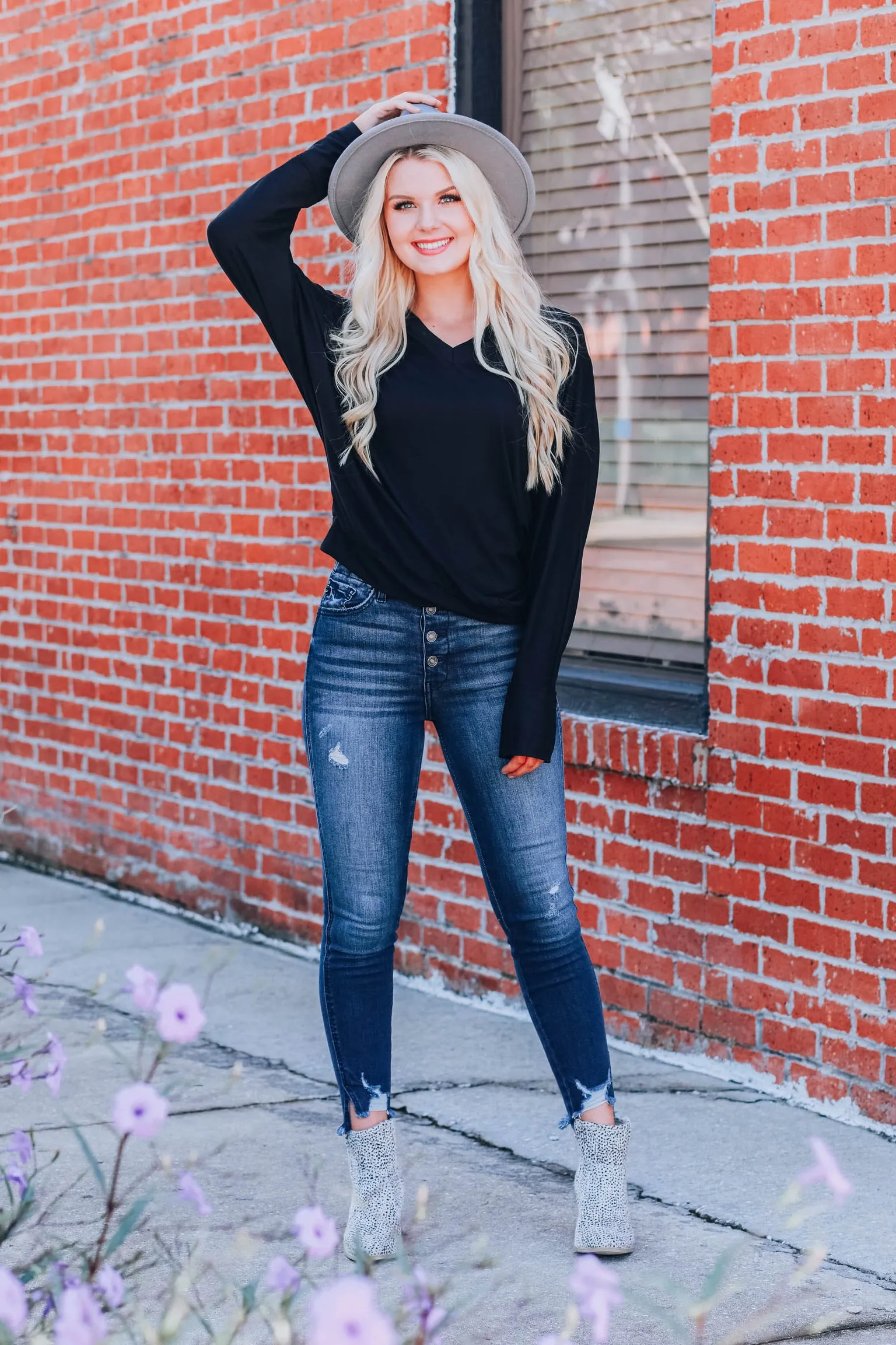 She's Got The Look Top - Black
