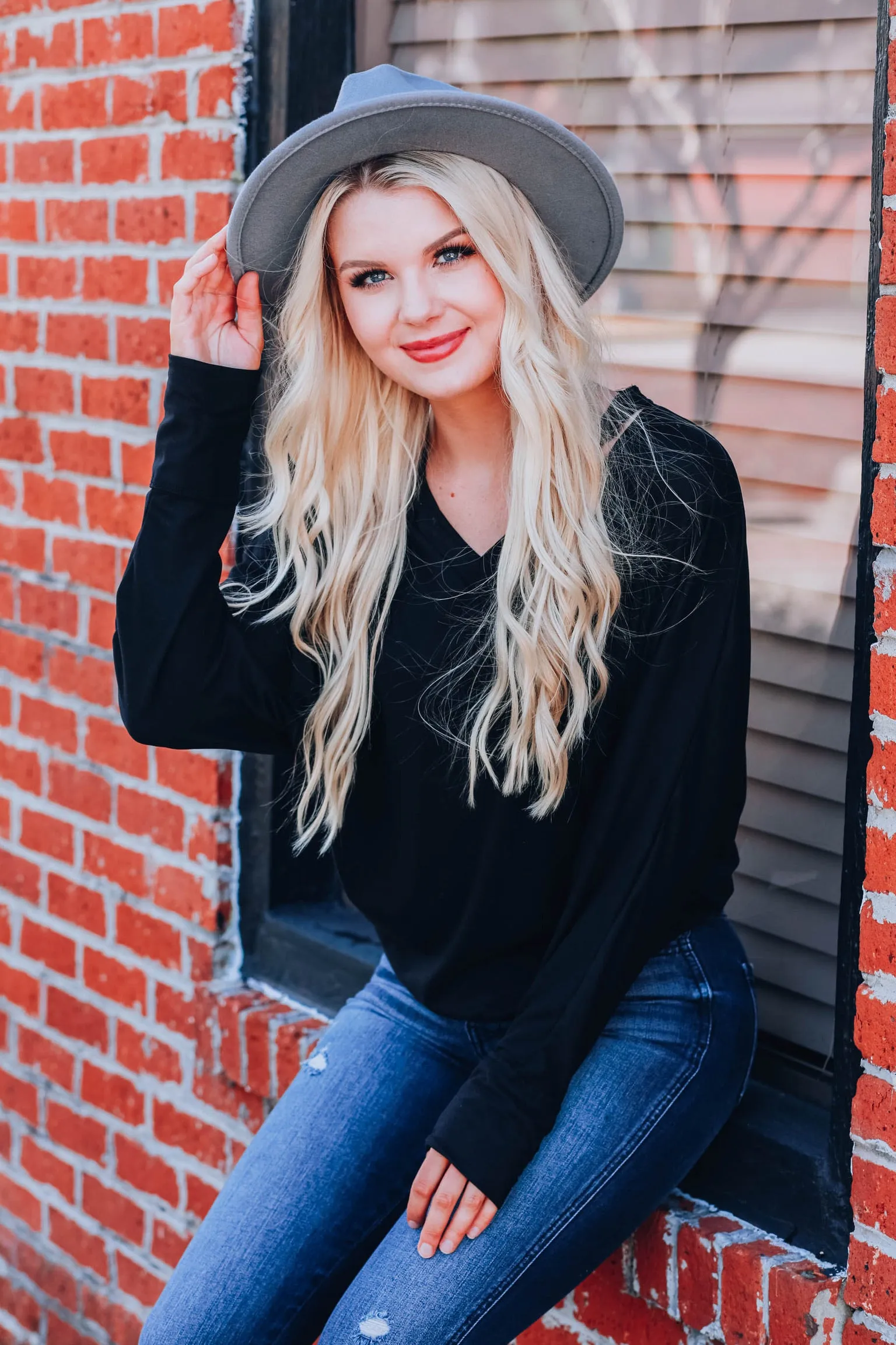 She's Got The Look Top - Black