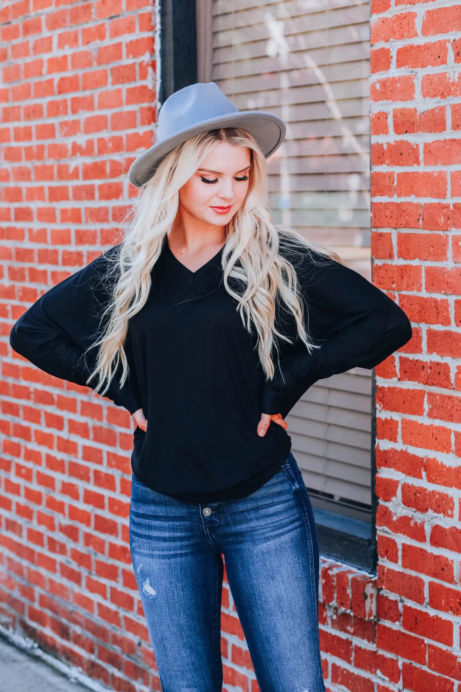 She's Got The Look Top - Black