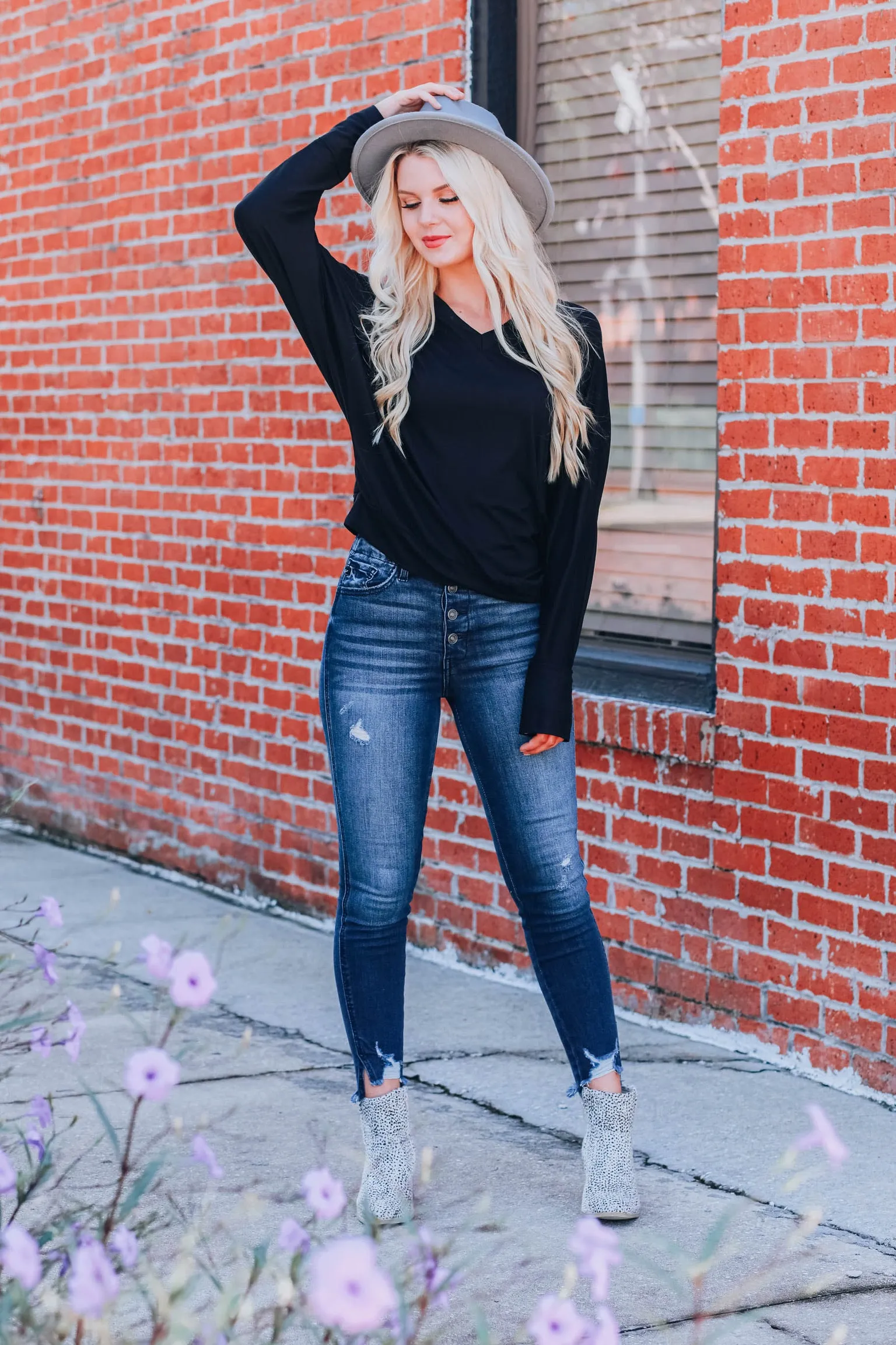 She's Got The Look Top - Black