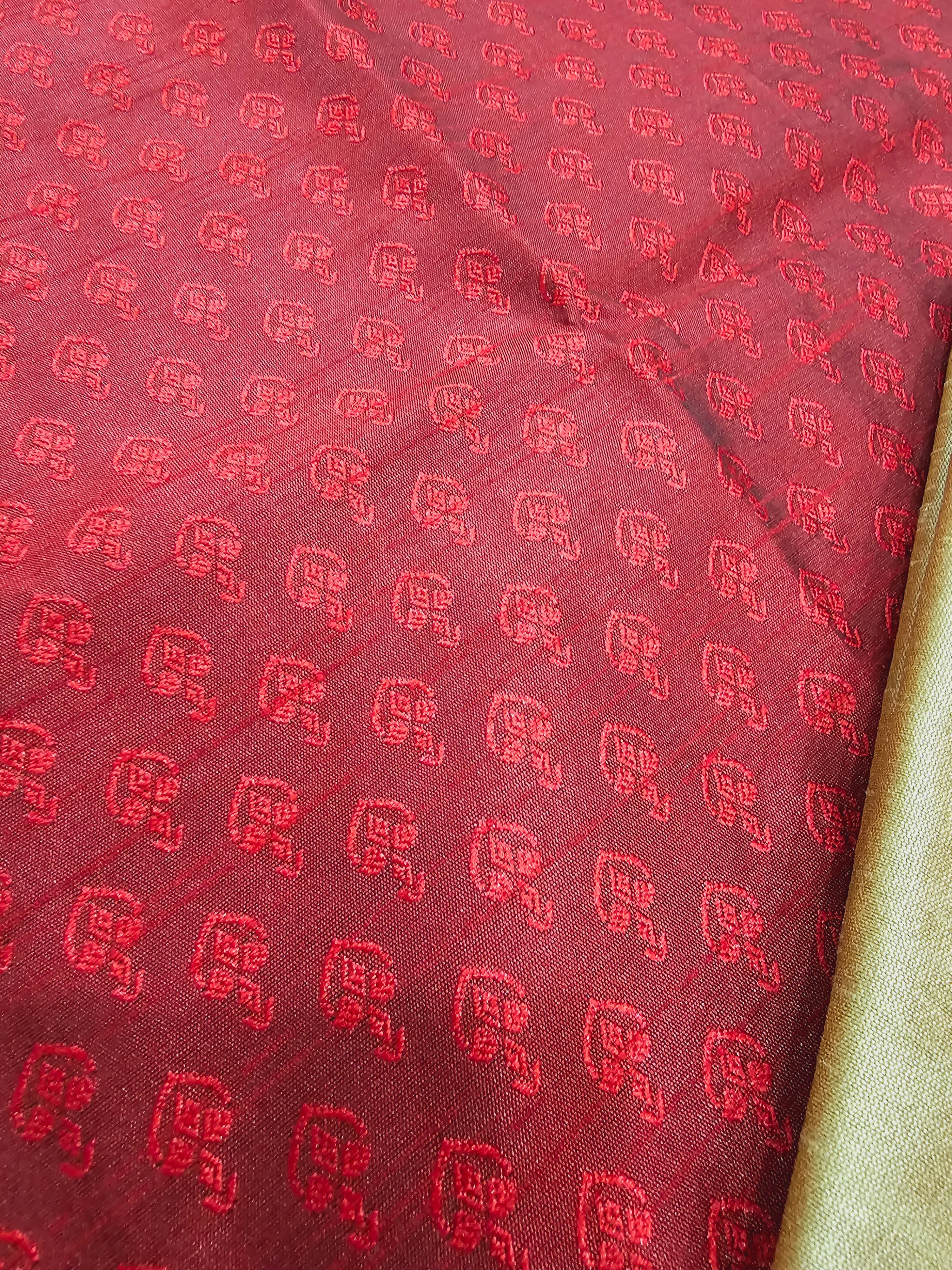 Silk Woven Men’s Kurta set