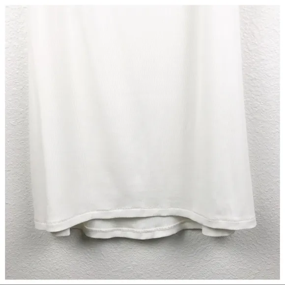 Skims Soft Ribbed Slip Dress in Snow Size 2X