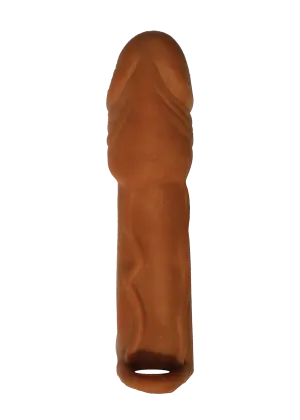 Skinsations Latin Lover Series Husky Lover 7 Inch Vibrating - Brown