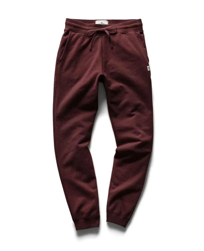 Slim Sweatpant Midweight Terry Crimson