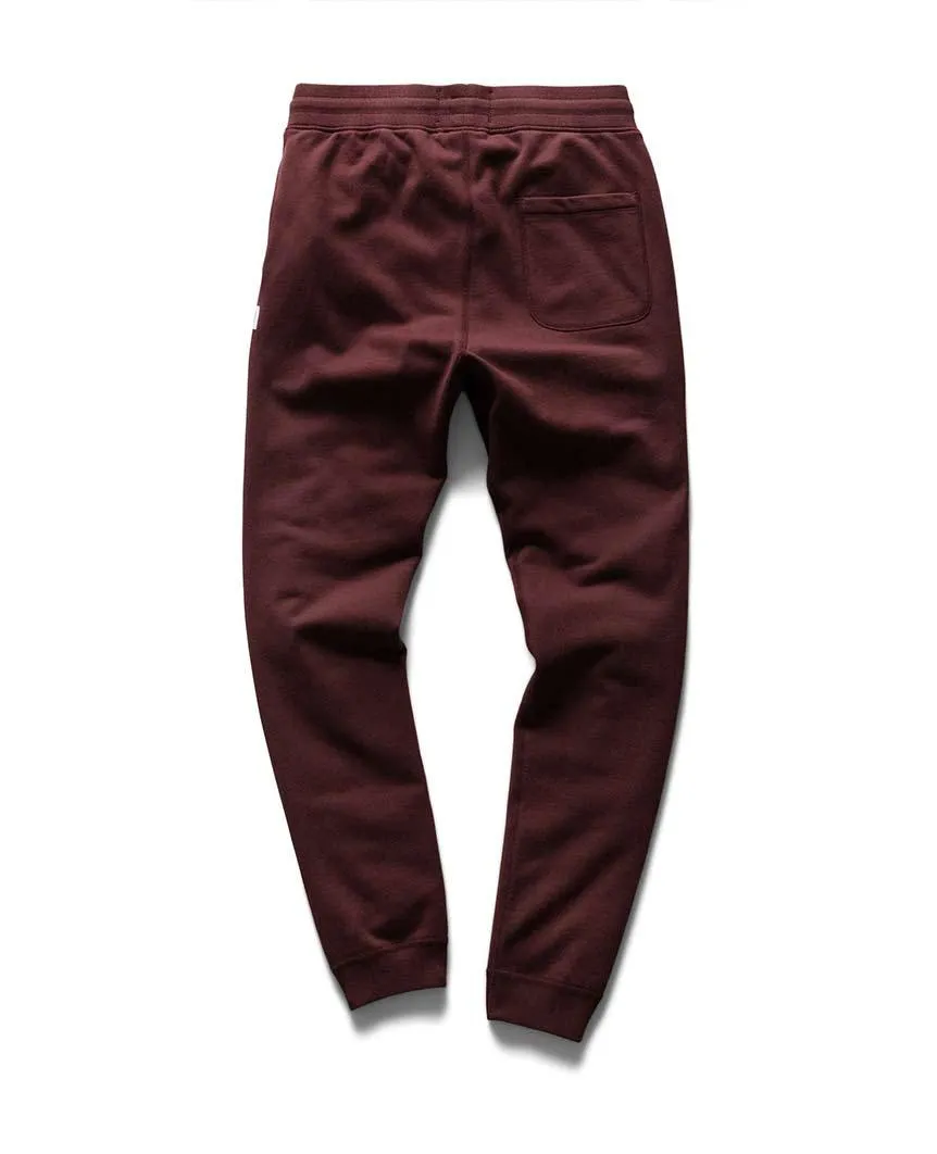 Slim Sweatpant Midweight Terry Crimson