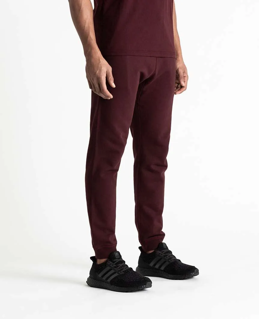 Slim Sweatpant Midweight Terry Crimson