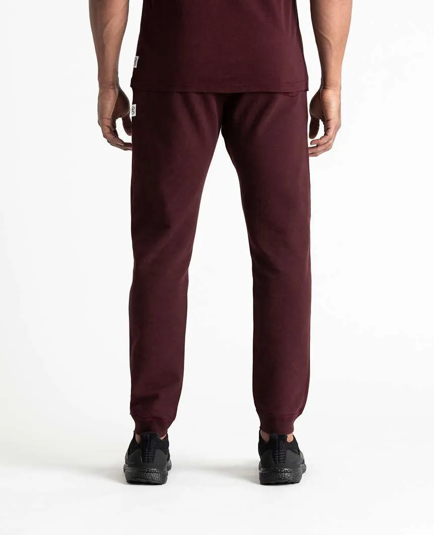 Slim Sweatpant Midweight Terry Crimson