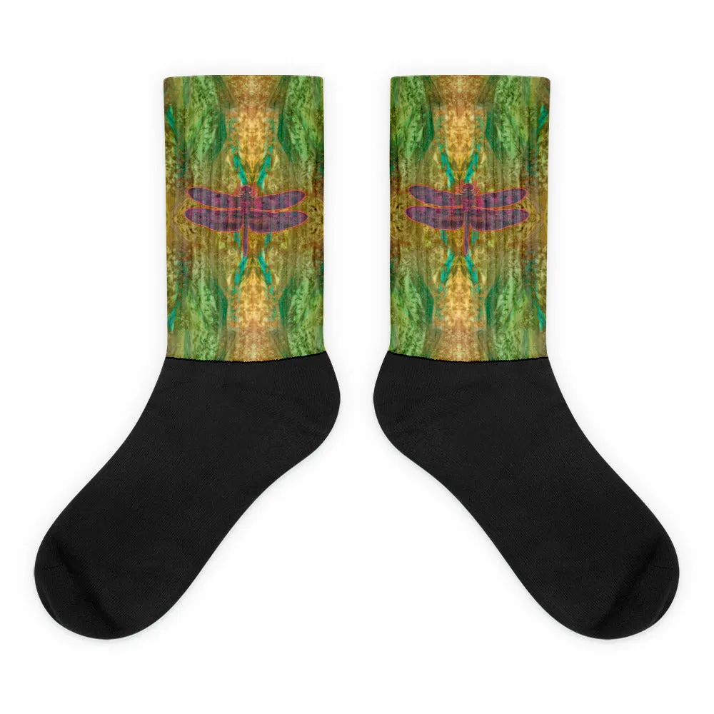 Socks (Unisex)(Dragonfly) RJSTH@Fabric#6 RJSTHW2021 RJS