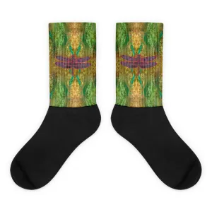 Socks (Unisex)(Dragonfly) RJSTH@Fabric#6 RJSTHW2021 RJS